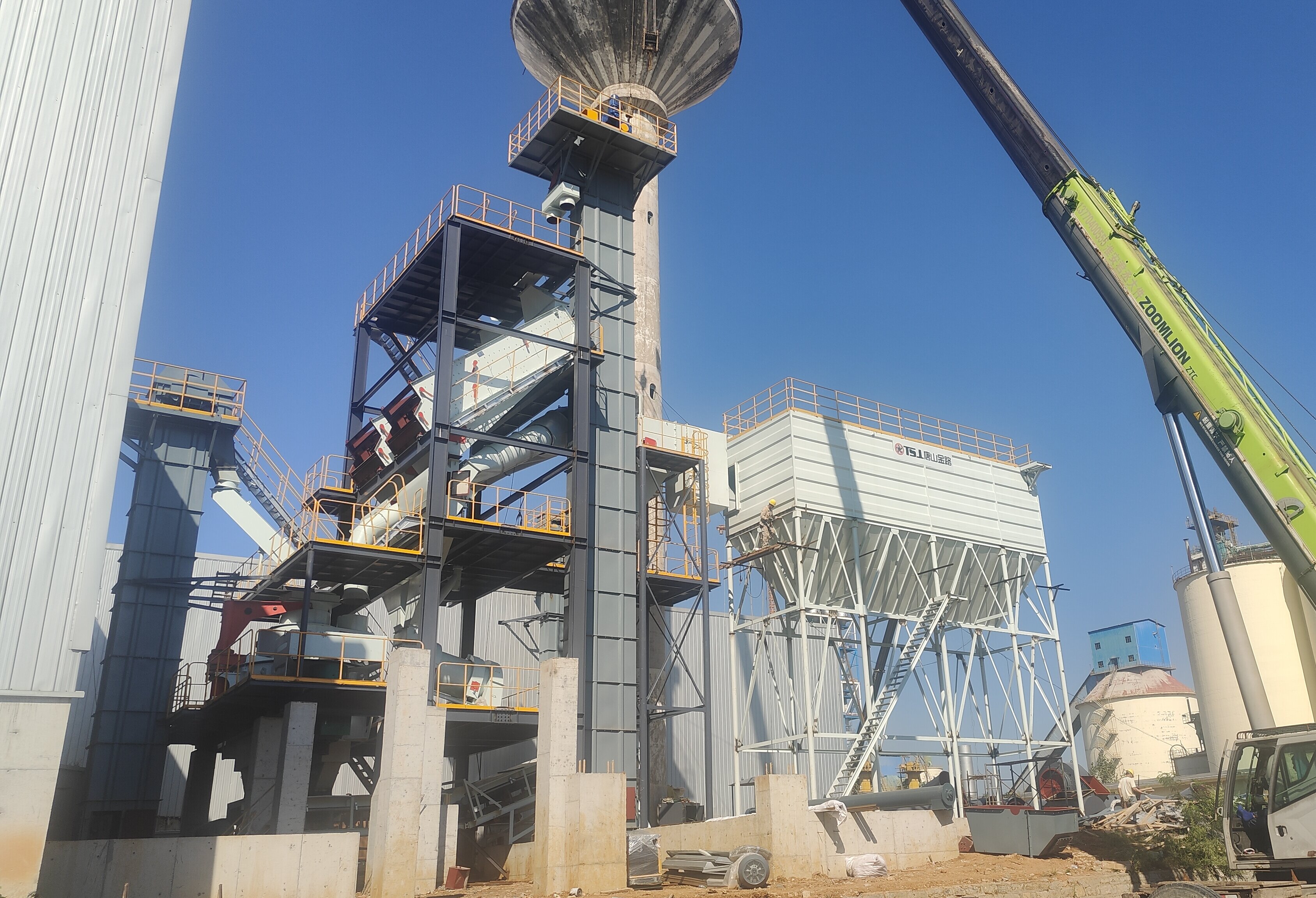 制砂樓石粉制砂：先篩后破，從源頭降低主機能耗